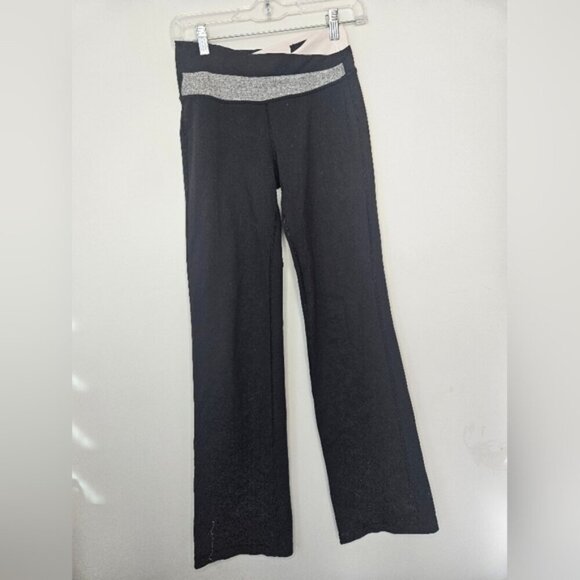 Lululemon Astro Heathered Pant. Black Grey Cross Cross. Size 4 - Picture 2 of 15